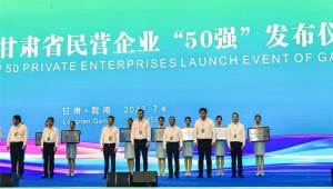 2022年7月4日milan米兰水集团连续八年荣膺甘肃省民营企业50强