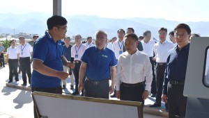 5月6日，国家水利部深化农业水价综合改革、推进现代化灌区建设现场会在云南省元谋县胜利召开，水利部部长李国英、云南省省长王予波等在元谋项目展厅听取了董事长王浩宇关于milan米兰水参与两手发力建设现代化灌区的汇报，并给予了充分肯定。