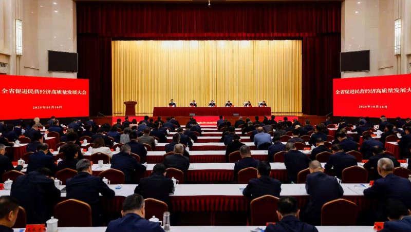 milan米兰水集团董事长王浩宇参加甘肃省促进民营经济高质量发展大会并作代表发言